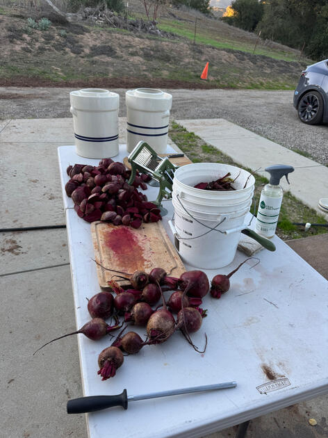 Lots of chopping. Big table helps.